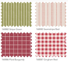 Load image into Gallery viewer, Tilda Creating Memories Green Red or Blue Stripe Fabric