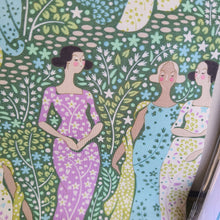 Load image into Gallery viewer, The Blithe Bucket Bag Pattern & Sage Green TILDA Hometown Fabric Packs