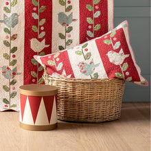 Load image into Gallery viewer, Tilda Merry Little Christmas
Winter Birds Pillow KIT in Burgundy (Red)