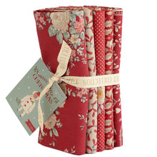 Load image into Gallery viewer, Tilda Merry Little Christmas Fat Quarter Bundle Red (x5) 300242
