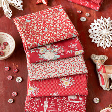 Load image into Gallery viewer, Tilda Merry Little Christmas Fat Quarter Bundle Red (x5) 300242