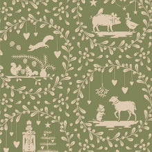 Load image into Gallery viewer, Tilda Merry Little Christmas Fat Quarter Bundle Green (x5) 300244