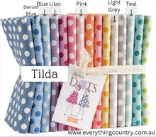 Load image into Gallery viewer, Tilda Medium Dots - Denim Blue