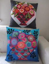 Load image into Gallery viewer, Blooming Baskets Cushion Pattern by Wendy Williams