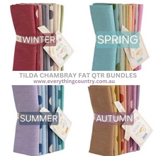 Load image into Gallery viewer, Tilda Chambray Fat Quarter Pack - Seasonal Bundles x 9 pce