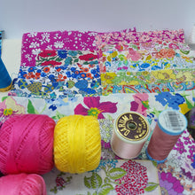 Load image into Gallery viewer, Special Order (BRIGHTER VERSION OF THREADS & FABRICS SWAPPED IN) - Custom Order for Megan)