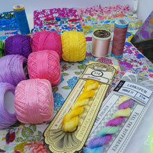 Load image into Gallery viewer, Special Order (BRIGHTER VERSION OF THREADS & FABRICS SWAPPED IN) - Custom Order for Megan)