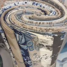 Load image into Gallery viewer, Fine French Fabrics - 20 Fat Quarters, Super Bundle of BLUE'S