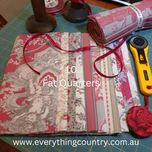 Load image into Gallery viewer, FINE FRENCH FABRICS - RED FAT QUARTER BUNDLE
