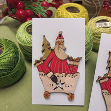 Load image into Gallery viewer, Santa in Decorative Sled with Presents & Tree