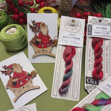 Load image into Gallery viewer, Santa in Decorative Sled with Reindeer too