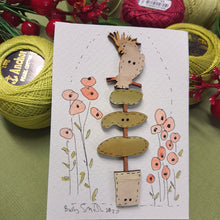 Load image into Gallery viewer, Cockatoo Button Story