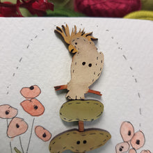 Load image into Gallery viewer, Cockatoo Button Story