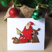 Load image into Gallery viewer, Santa surrounded by Love