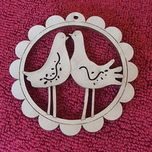 Load image into Gallery viewer, Love Birds Wood Decoration