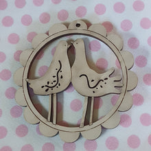 Load image into Gallery viewer, Love Birds Wood Decoration