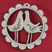 Load image into Gallery viewer, Love Birds Wood Decoration