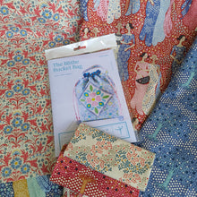 Load image into Gallery viewer, The Blithe Bucket Bag Pattern & Grape/Purple TILDA Hometown Fabric Packs