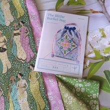 Load image into Gallery viewer, The Blithe Bucket Bag Pattern & Grape/Purple TILDA Hometown Fabric Packs