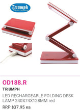 Load image into Gallery viewer, Triumph Light RED