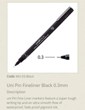 Load image into Gallery viewer, Uni Pigma Pen