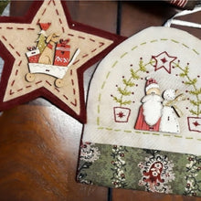 Load image into Gallery viewer, Just Us - Wood Santa & Snowman Button