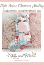 Load image into Gallery viewer, Night Before Christmas Stocking Pattern by Molly and Mama
