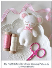 Load image into Gallery viewer, Night Before Christmas Stocking Pattern by Molly and Mama
