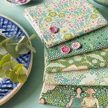 Load image into Gallery viewer, The Blithe Bucket Bag Pattern & Grape/Purple TILDA Hometown Fabric Packs