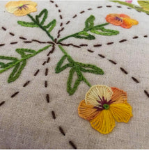 Load image into Gallery viewer, Jardin de Poche Embroidery PATTERN & KIT OPTIONS