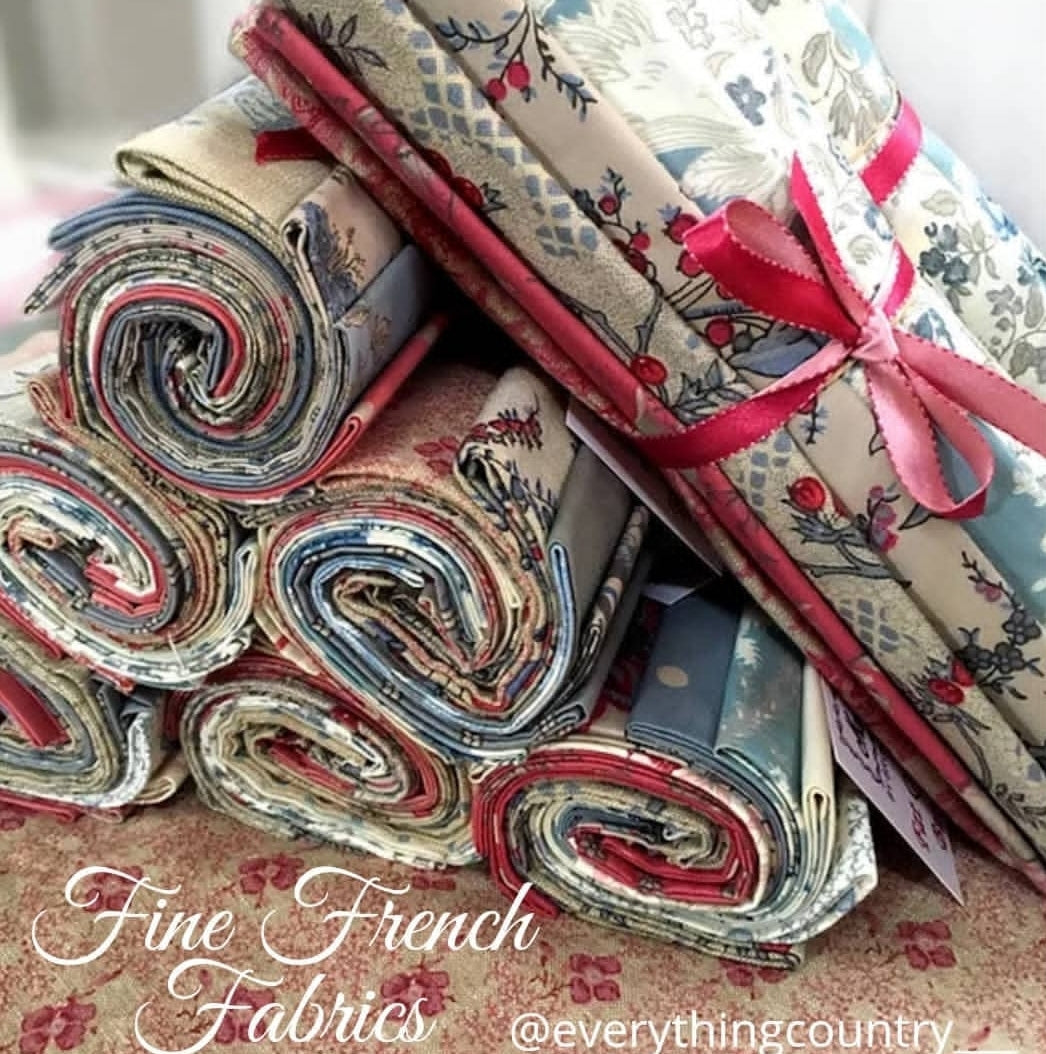 Fine French Fabrics - 10 Fat Quarters of Mixed Colours
