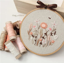 Load image into Gallery viewer, Nans Garden Floral Embroidery Pattern by Molly and Mama AUTUMN VERSION