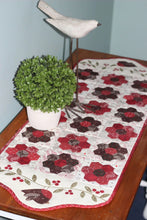 Load image into Gallery viewer, Red Robin Table Runner Pattern by The Birdhouse