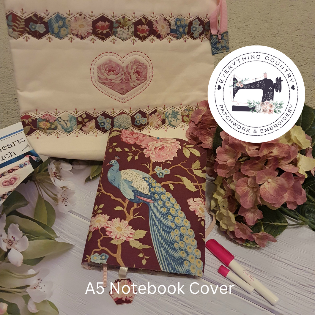 Chic Escape Notebook Cover PDF PATTERN by Debbie Donegan of Everything Country