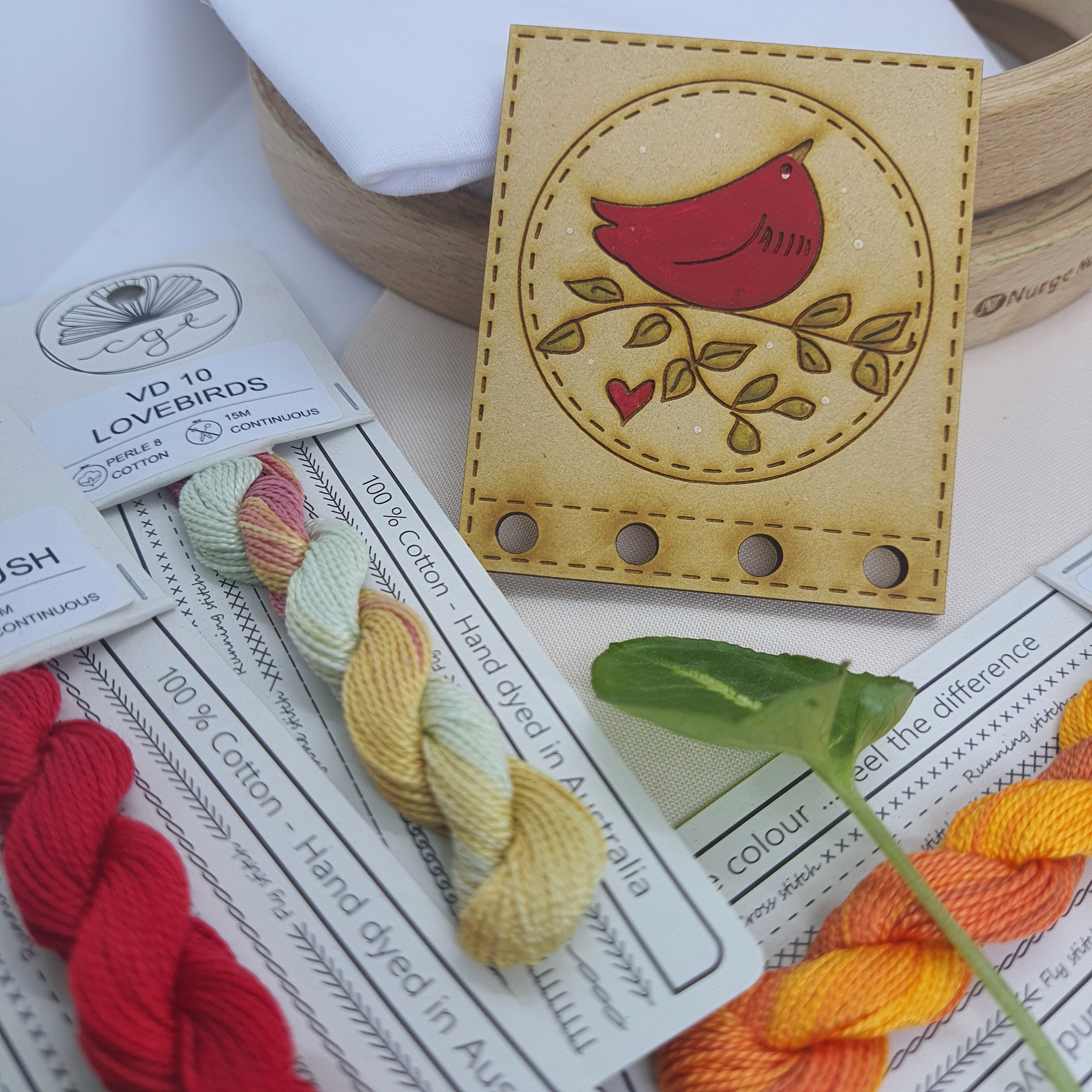 Embroidery Thread Holder - RED BIRD – Everything Country - Patchwork ...