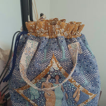 Load image into Gallery viewer, The Blithe Bucket Bag Pattern &amp; Rust Red TILDA Hometown Fabric Packs
