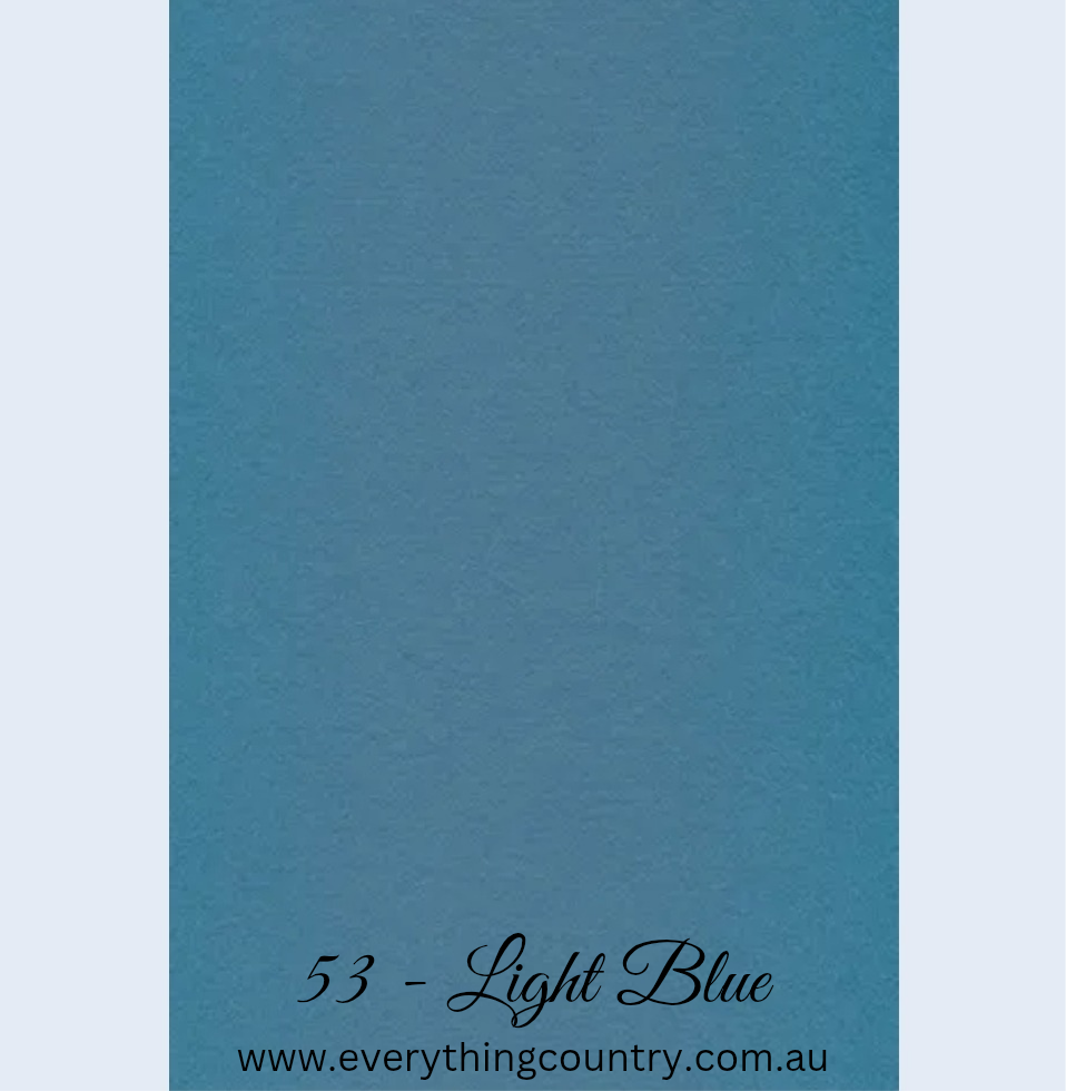 Wool Felt Sheet Colour No. 53 Light Blue