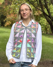 Load image into Gallery viewer, Britney Vest Pattern by Melly and Me - TULA PINK COVER VERSION
