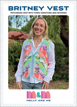 Load image into Gallery viewer, Britney Vest Pattern by Melly and Me - TULA PINK COVER VERSION
