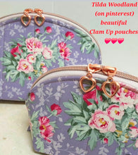 Load image into Gallery viewer, Clam Up Zippered Pouch Pattern by Annie
