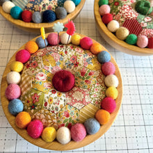 Load image into Gallery viewer, Dishy Pinnie Pincushion Pattern by Nic Vaughan at Craftapalooza Designs
