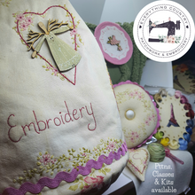 Load image into Gallery viewer, The Embroidered Project Bag Pattern from The Country Collection by Debbie Donegan of Everything Country
