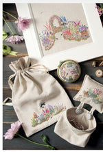 Load image into Gallery viewer, Embroidered Country Gardens  Embroidery Book by Lorna Bateman

