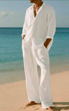 Load image into Gallery viewer, White Hanky Linen by Charles Parsons Textiles
