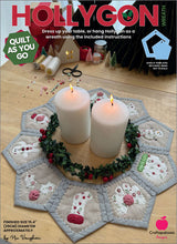 Load image into Gallery viewer, Hollygon Wreath Pattern &amp; Templates by Craftapalooza Designs
