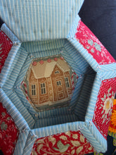 Load image into Gallery viewer, Blossie Basket CHRISTMAS PATTERN COVER &amp; Quilt As You Go Acrylic Templates by Craftapalooza Designs
