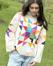 Load image into Gallery viewer, Lexi Hoodie Patchwork Pattern by Melly and Me
