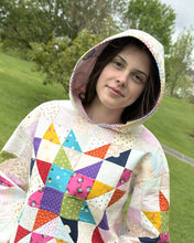 Load image into Gallery viewer, Lexi Hoodie Patchwork Pattern by Melly and Me
