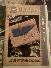 Load image into Gallery viewer, Little Bird Needlebook pattern by Anni Downs of Hatched and Patched
