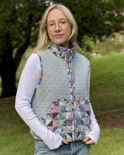 Load image into Gallery viewer, Britney Vest Pattern by Melly and Me includes 3 variations - LINEN COVER VERSION
